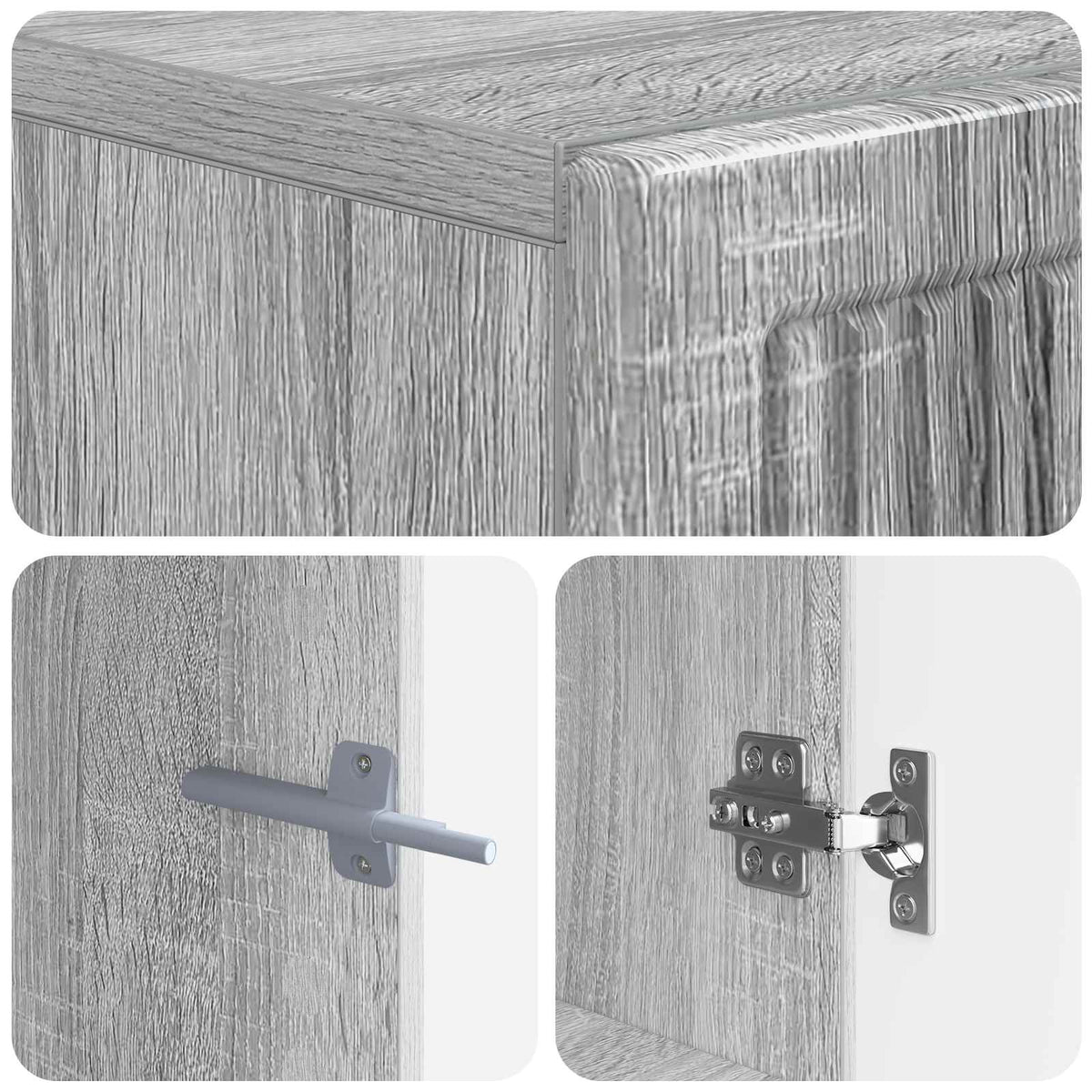 TV Cabinet Grey Sonoma Engineered Wood