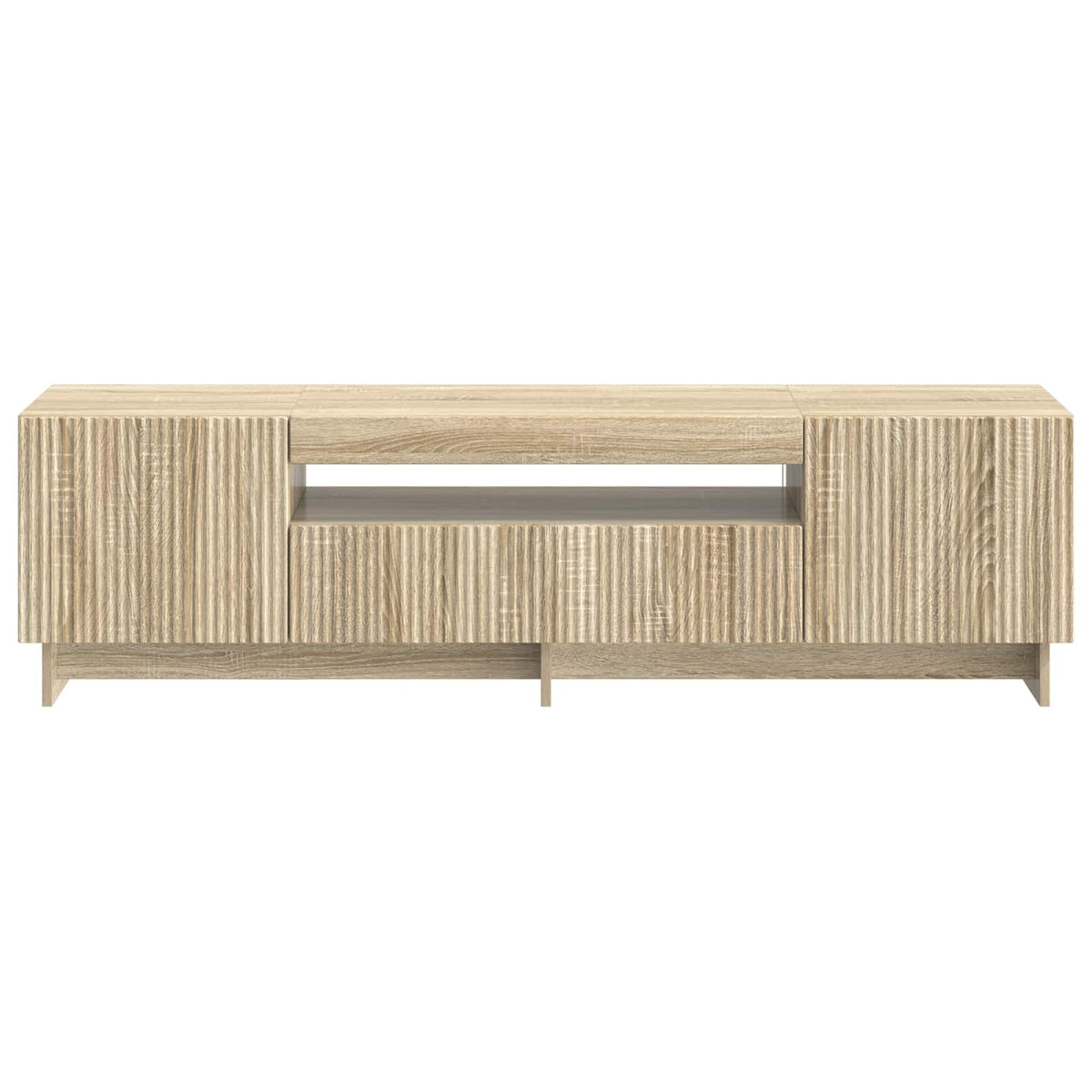 LED TV Cabinet Sonoma Oak Engineered Wood
