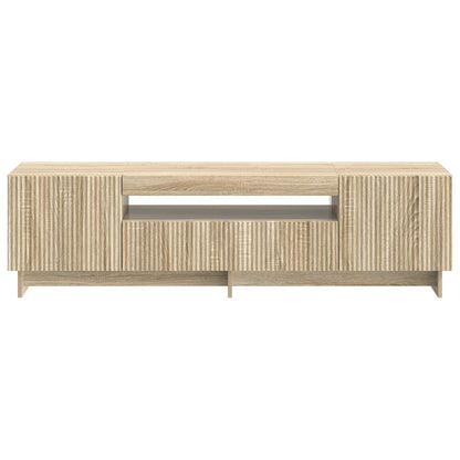 LED TV Cabinet Sonoma Oak Engineered Wood