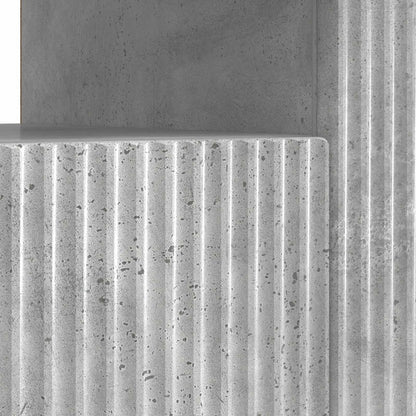 LED TV Cabinet Concrete Grey Engineered Wood