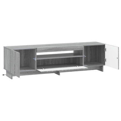 LED TV Cabinet Grey Sonoma Engineered Wood