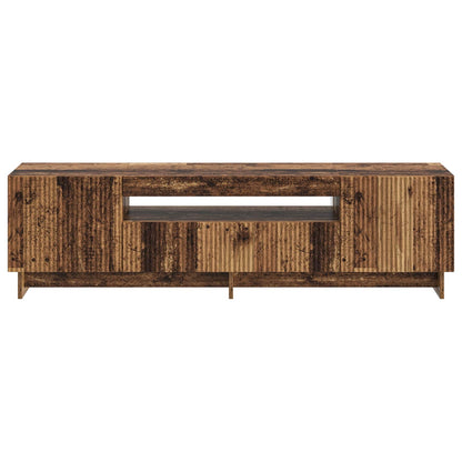 LED TV Cabinet Old Wood Engineered Wood