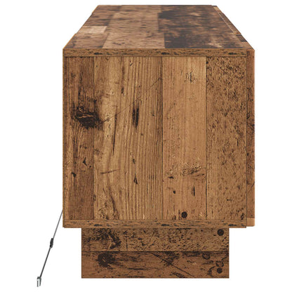 LED TV Cabinet Old Wood Engineered Wood