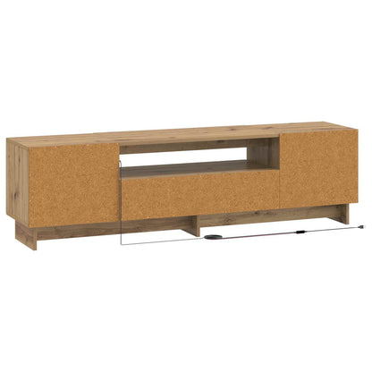 LED TV Cabinet Artisan Oak Engineered Wood
