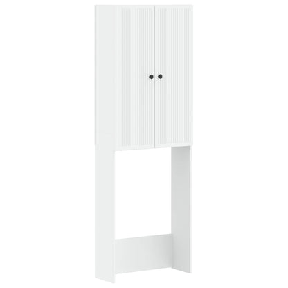 Toilet Cabinet EDE White 66 x 25.5 x 190 cm Engineered Wood