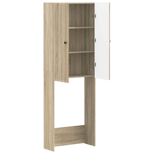 Toilet Cabinet EDE Sonoma Oak 66 x 25.5 x 190 cm