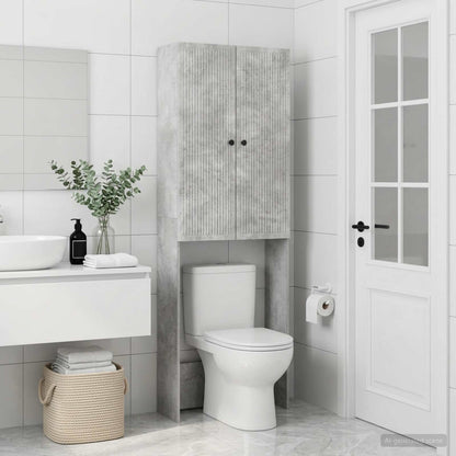Toilet Cabinet EDE Concrete Grey 66 x 25.5 x 190 cm