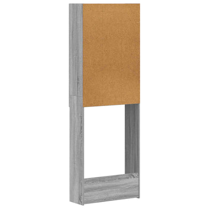 Toilet Cabinet EDE Grey Sonoma 66 x 25.5 x 190 cm