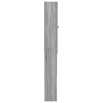 Toilet Cabinet EDE Grey Sonoma 66 x 25.5 x 190 cm