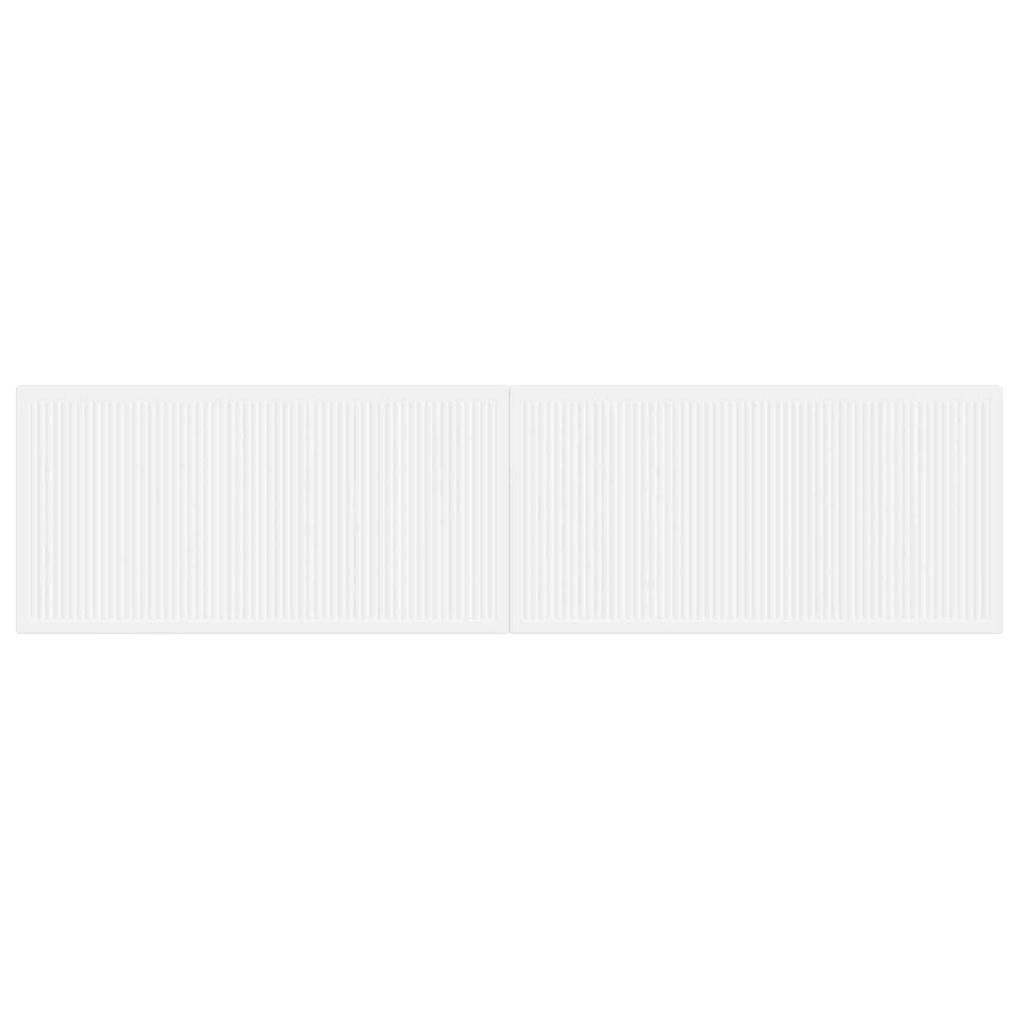 Wall-Mounted Headboard EDE White Engineered Wood