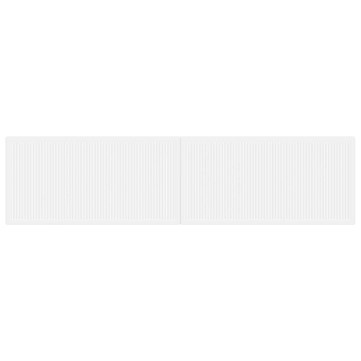 Wall-Mounted Headboard EDE White Engineered Wood