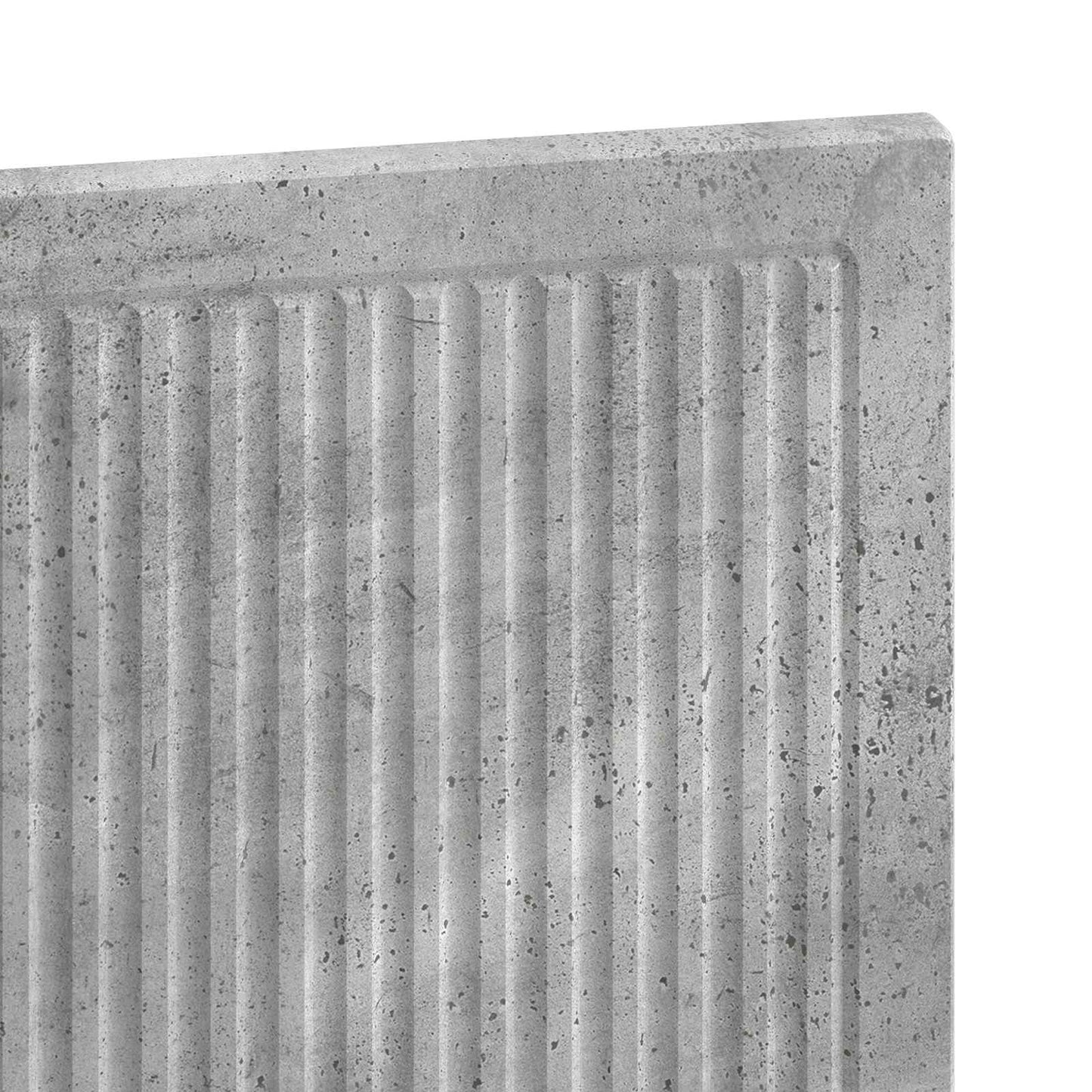 Wall-Mounted Headboard EDE Concrete Grey Engineered Wood