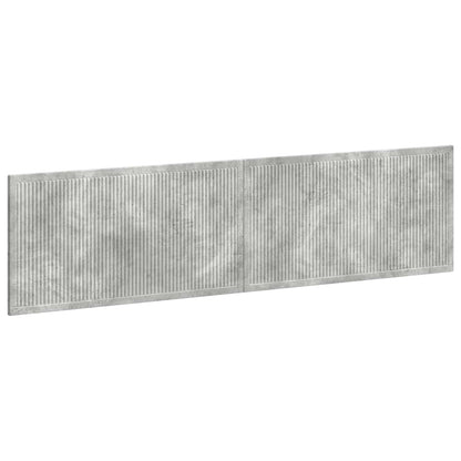 Wall-Mounted Headboard EDE Concrete Grey Engineered Wood