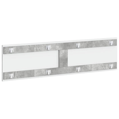 Wall-Mounted Headboard EDE Concrete Grey Engineered Wood