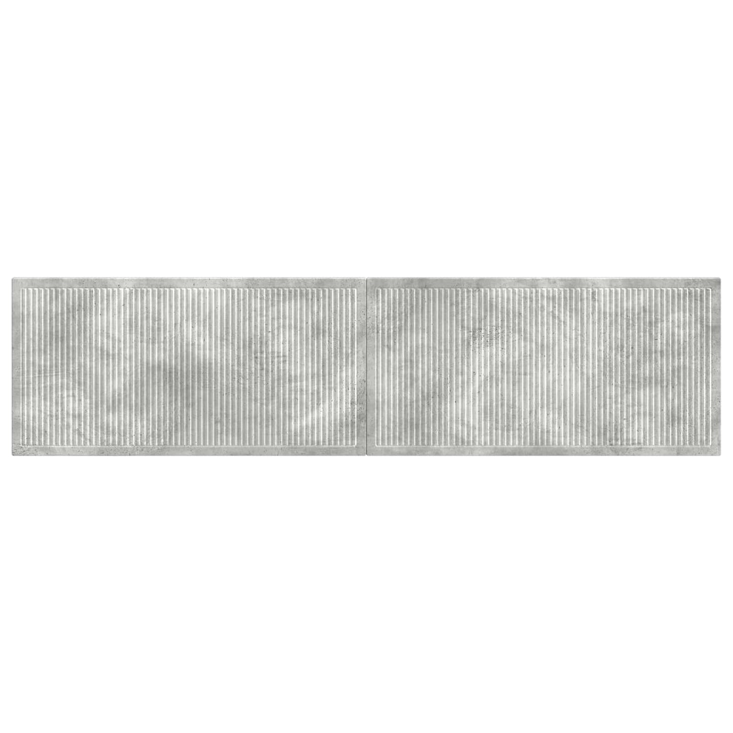 Wall-Mounted Headboard EDE Concrete Grey Engineered Wood