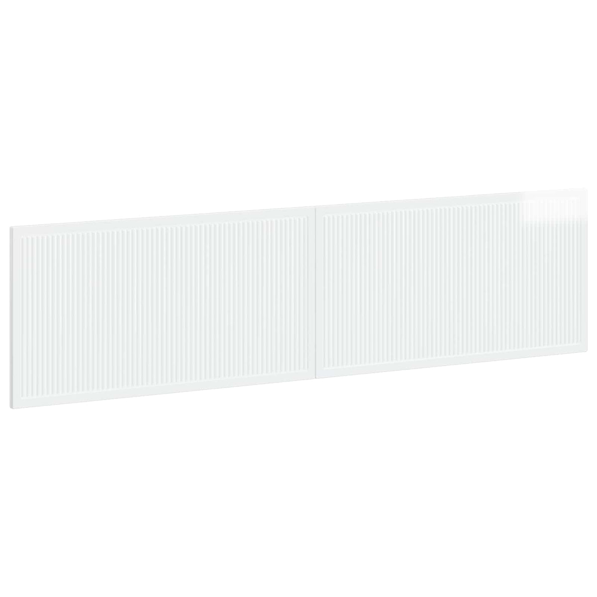 Wall-Mounted Headboard EDE High Gloss White Engineered Wood