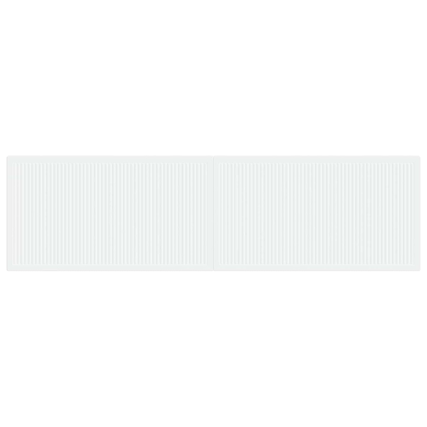 Wall-Mounted Headboard EDE White Engineered Wood