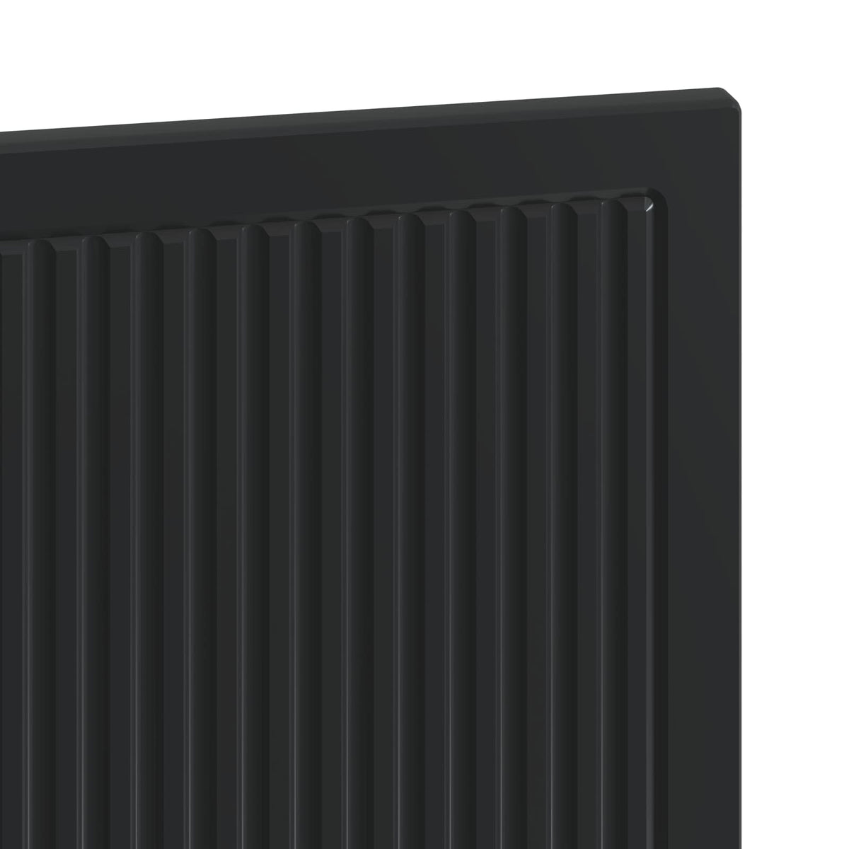 Wall-Mounted Headboard EDE Black Engineered Wood