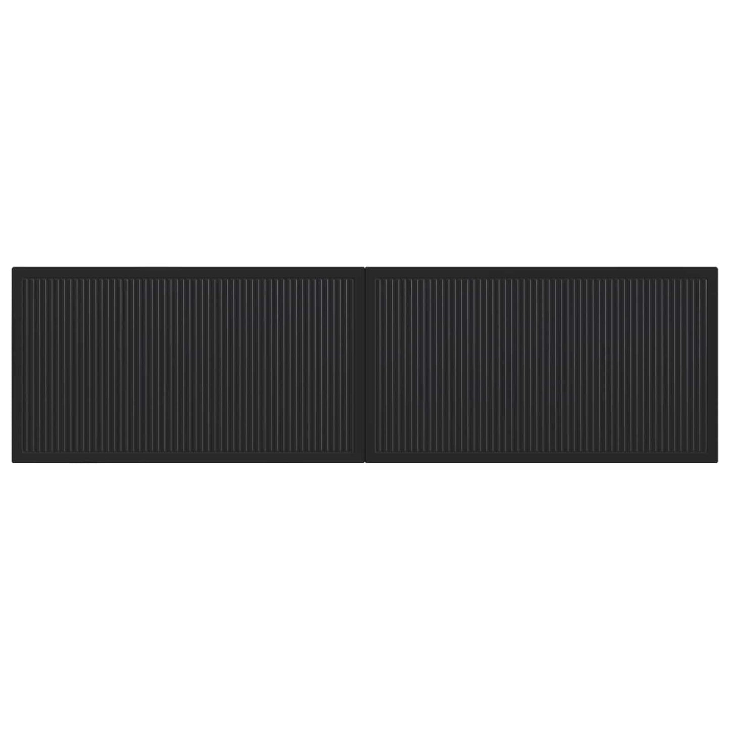 Wall-Mounted Headboard EDE Black Engineered Wood