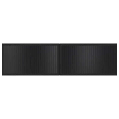 Wall-Mounted Headboard EDE Black Engineered Wood