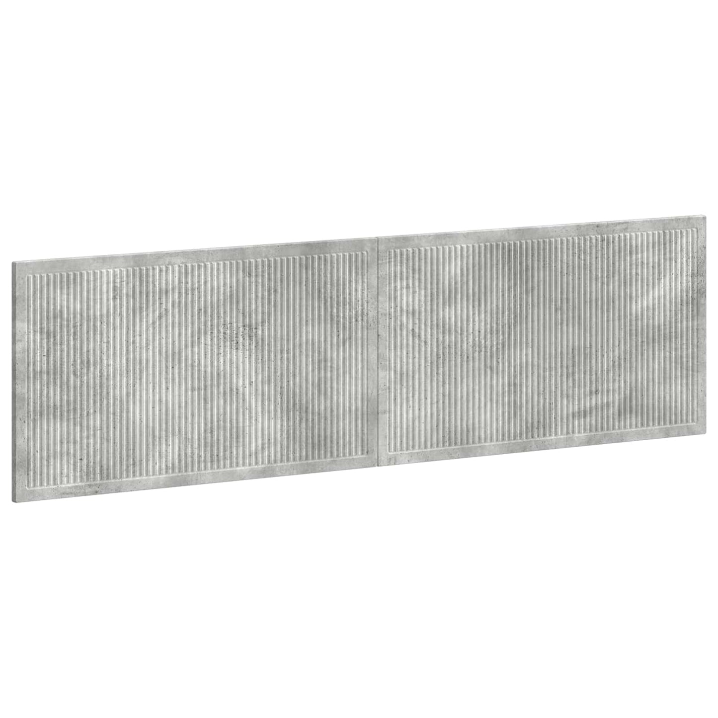 Wall-Mounted Headboard EDE Concrete Grey Engineered Wood