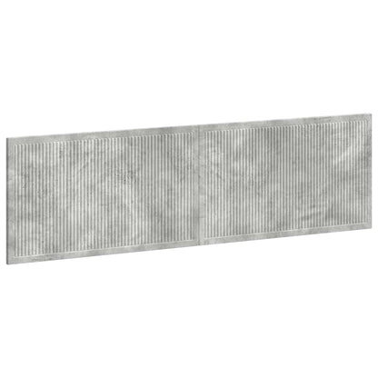 Wall-Mounted Headboard EDE Concrete Grey Engineered Wood