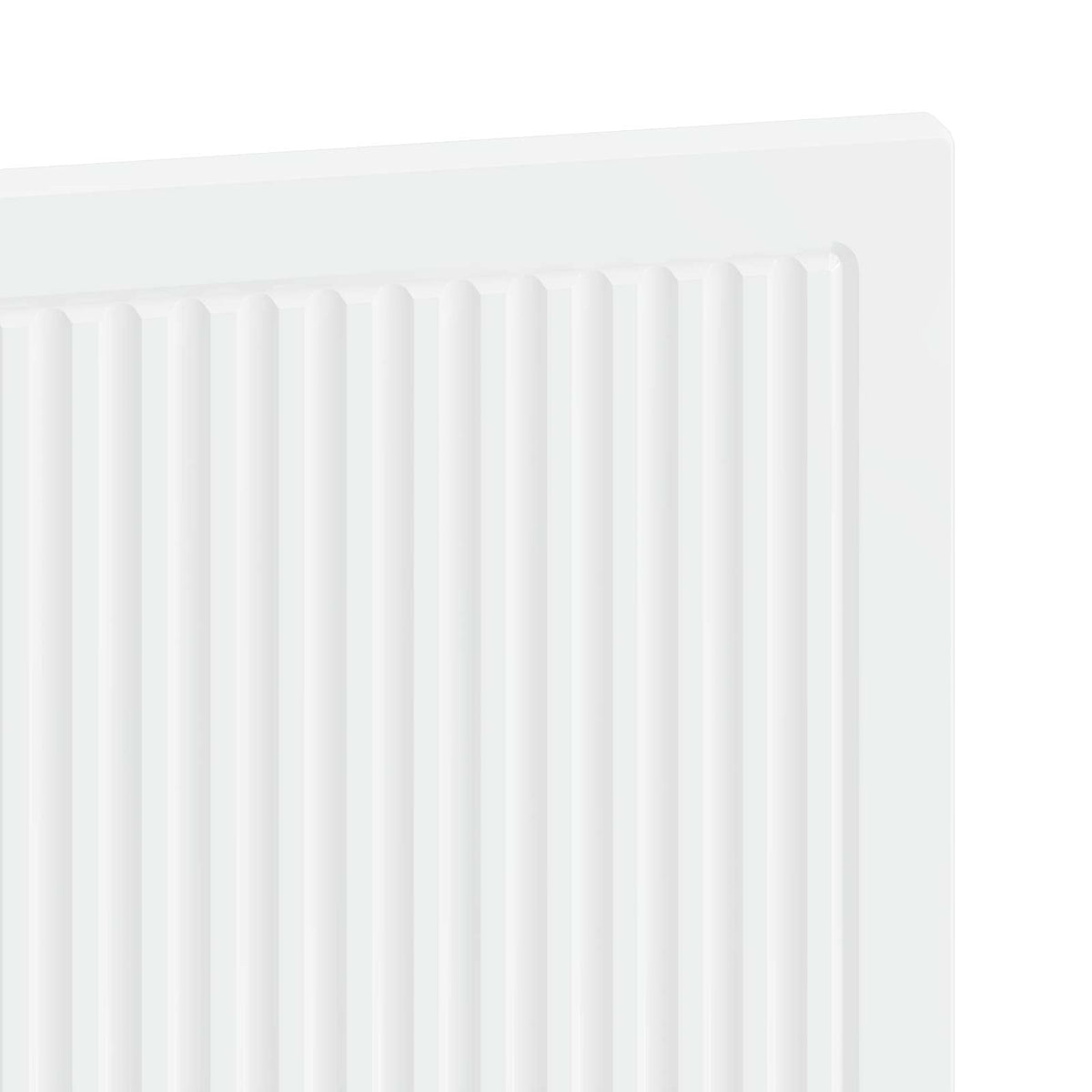 Wall-Mounted Headboard EDE High Gloss White Engineered Wood