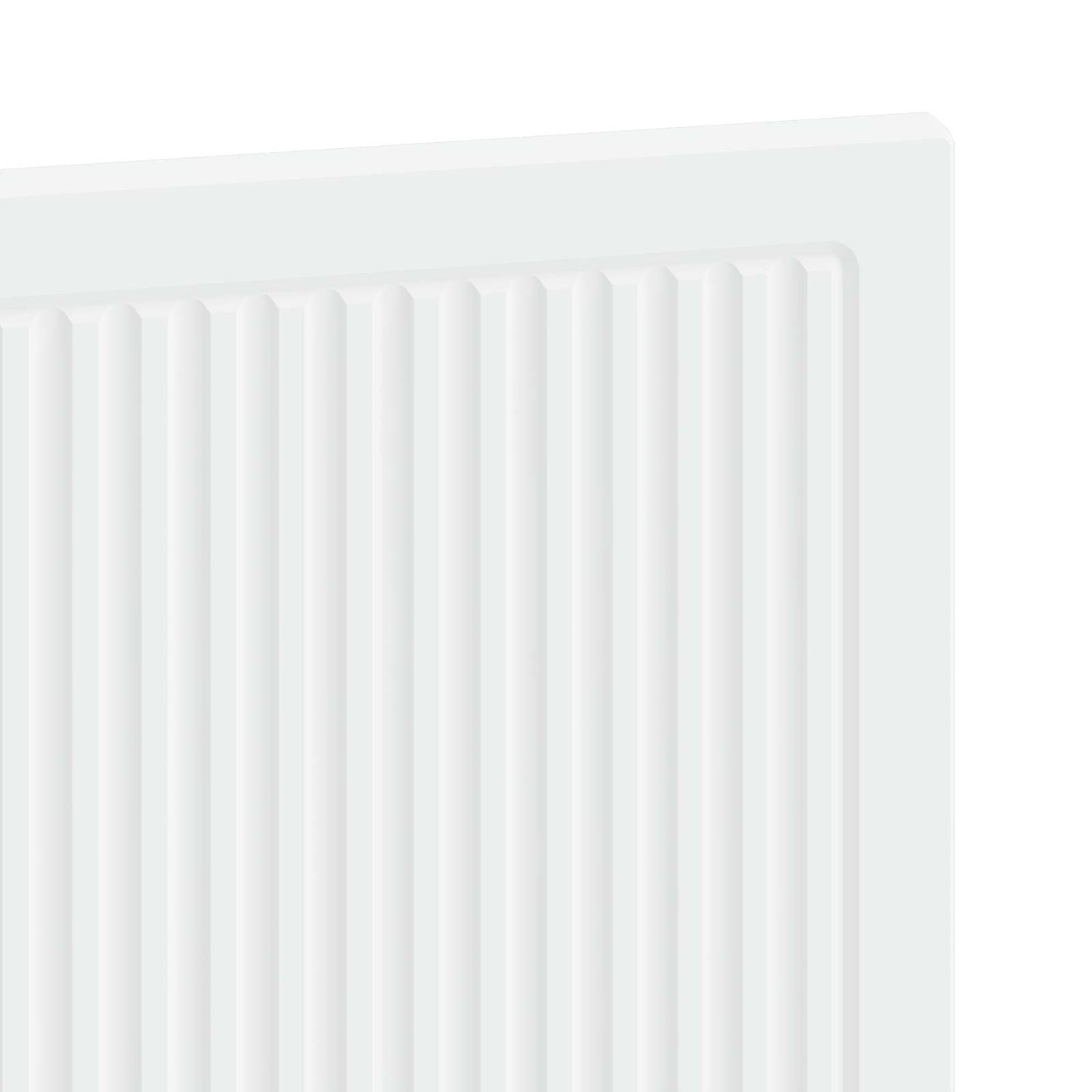 Wall-Mounted Headboard EDE White Engineered Wood