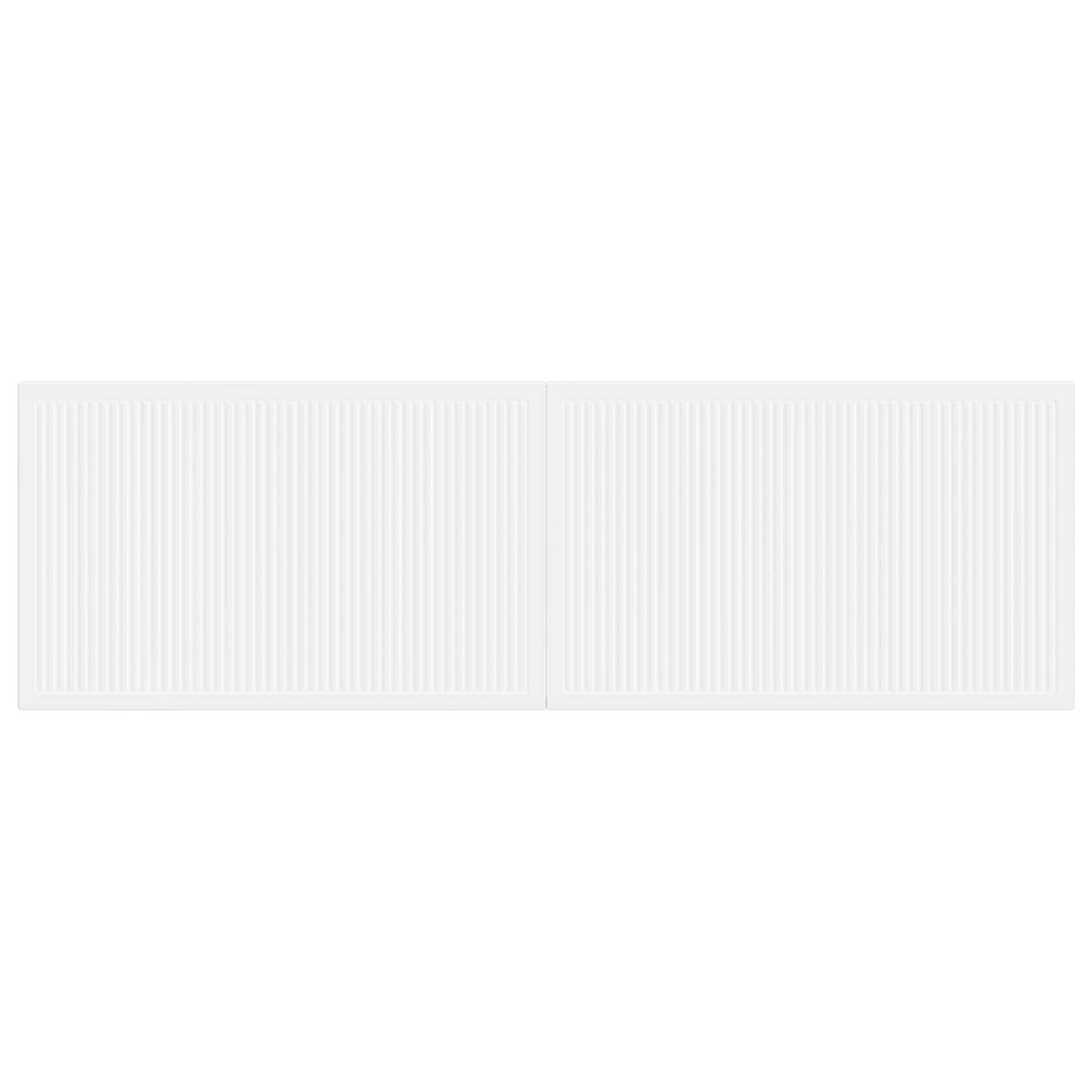 Wall-Mounted Headboard EDE White Engineered Wood