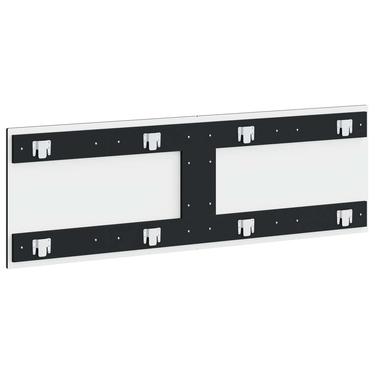 Wall-Mounted Headboard EDE Black Engineered Wood