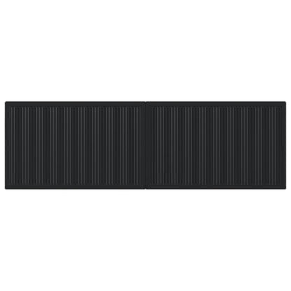 Wall-Mounted Headboard EDE Black Engineered Wood