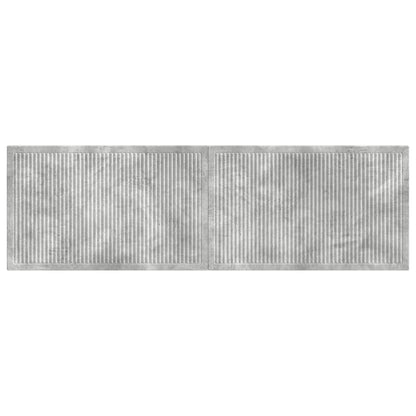 Wall-Mounted Headboard EDE Concrete Grey Engineered Wood