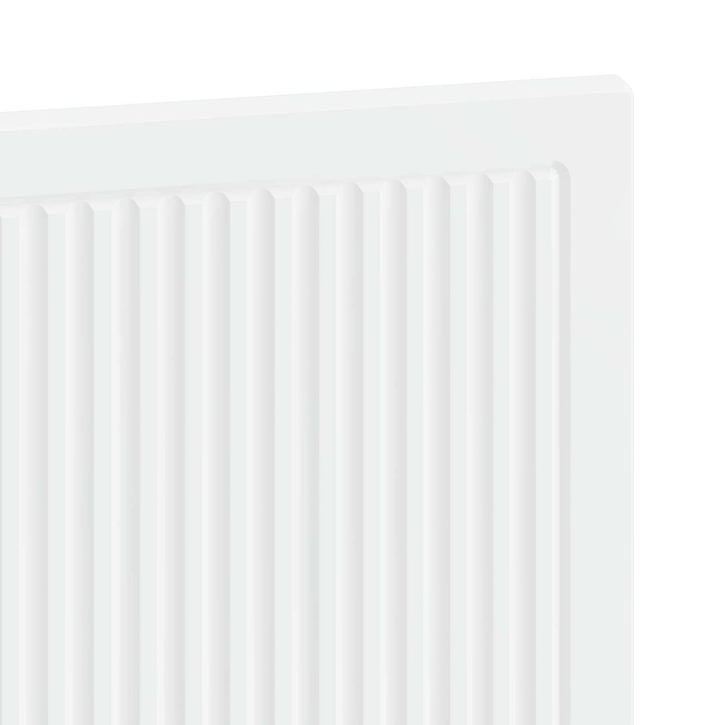 Wall-Mounted Headboard EDE High Gloss White Engineered Wood