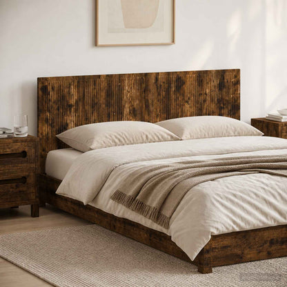Wall-Mounted Headboard EDE Smoked Oak Engineered Wood