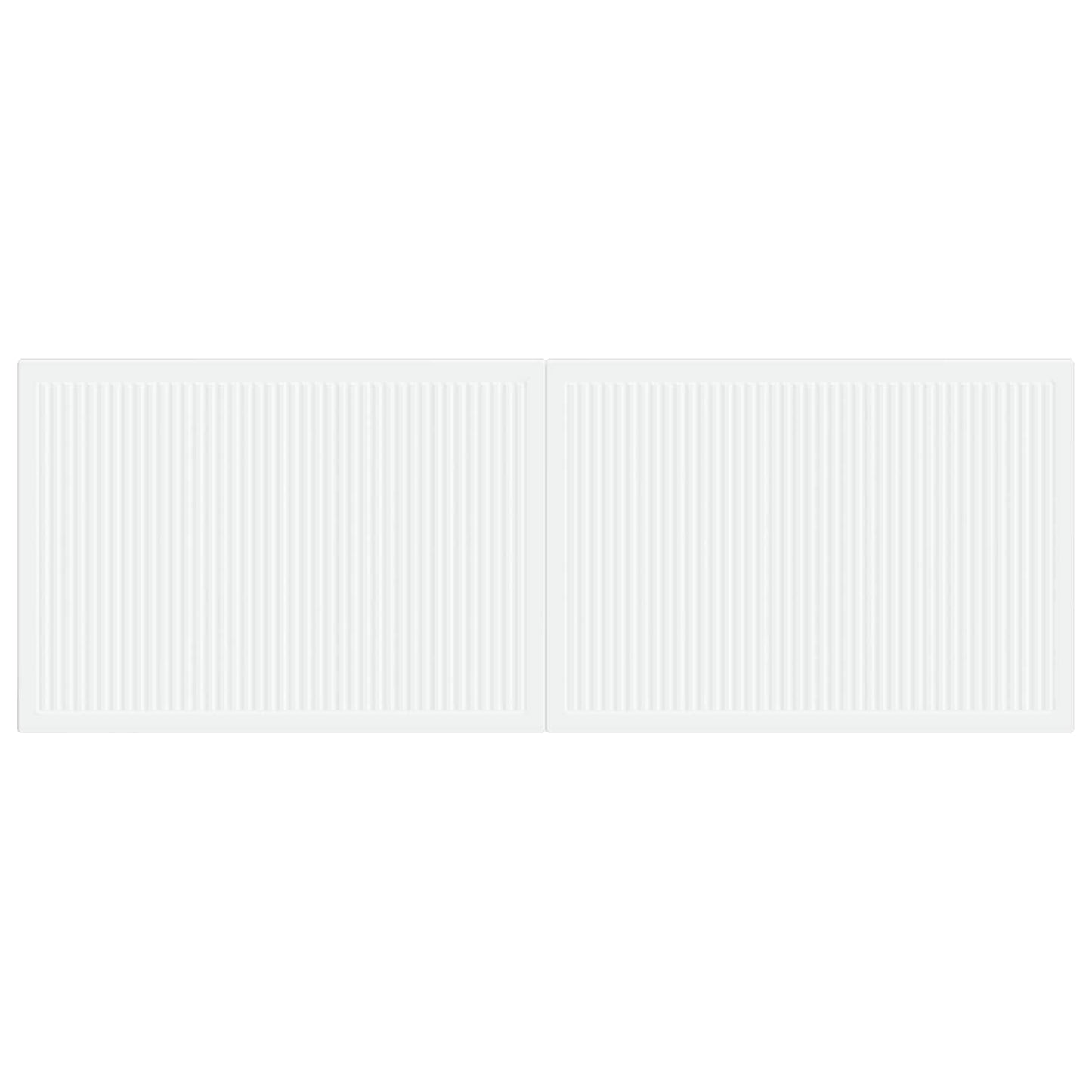 Wall-Mounted Headboard EDE White Engineered Wood