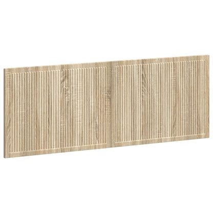 Wall-Mounted Headboard EDE Sonoma Oak Engineered Wood