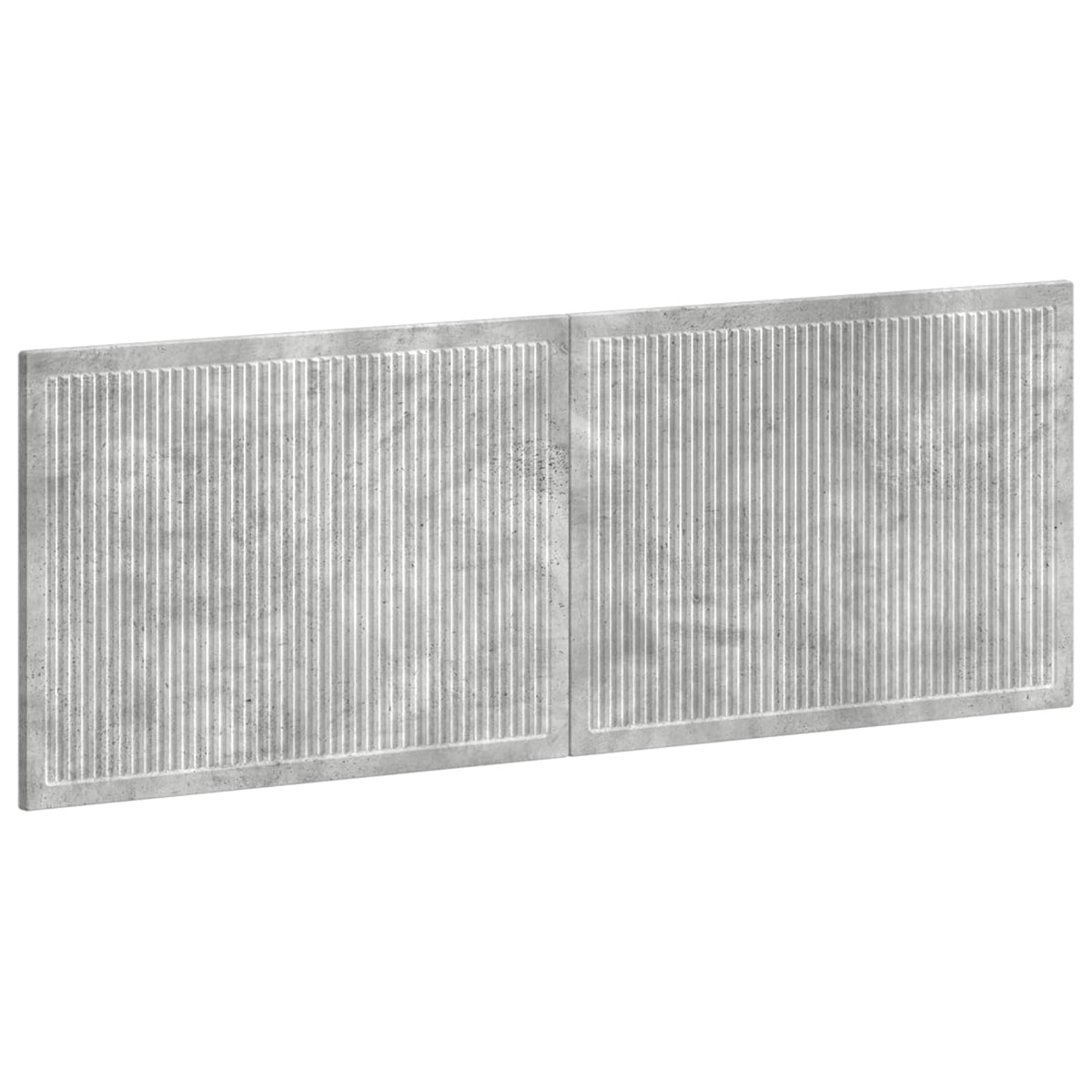 Wall-Mounted Headboard EDE Concrete Grey Engineered Wood
