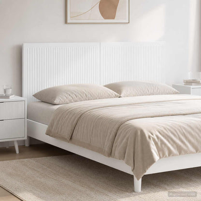 Wall-Mounted Headboard EDE White Engineered Wood