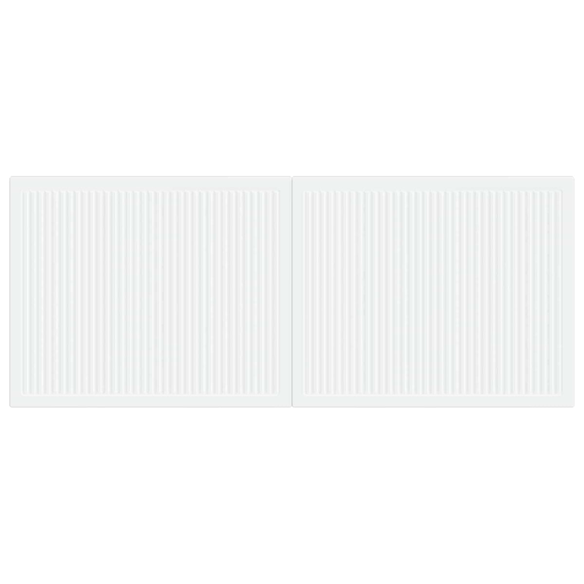 Wall-Mounted Headboard EDE White Engineered Wood