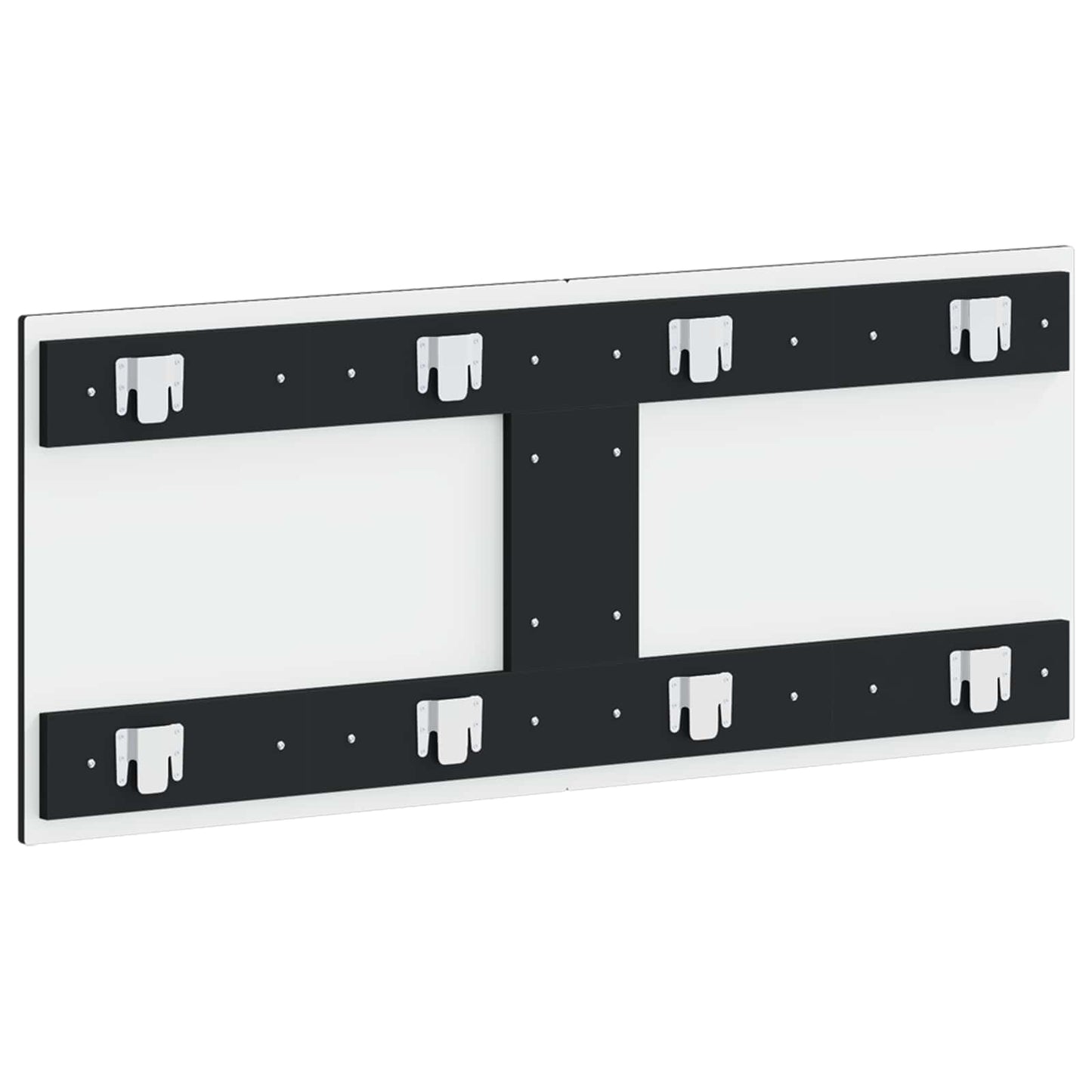 Wall-Mounted Headboard EDE Black Engineered Wood