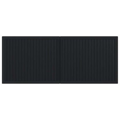 Wall-Mounted Headboard EDE Black Engineered Wood