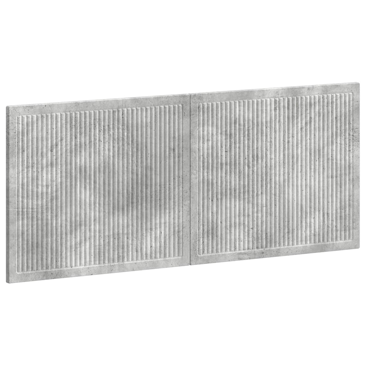 Wall-Mounted Headboard EDE Concrete Grey Engineered Wood