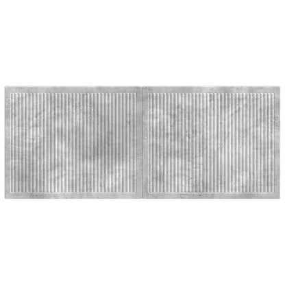 Wall-Mounted Headboard EDE Concrete Grey Engineered Wood