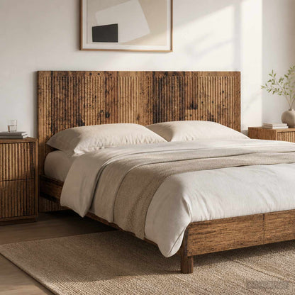 Wall-Mounted Headboard EDE Old Wood Engineered Wood