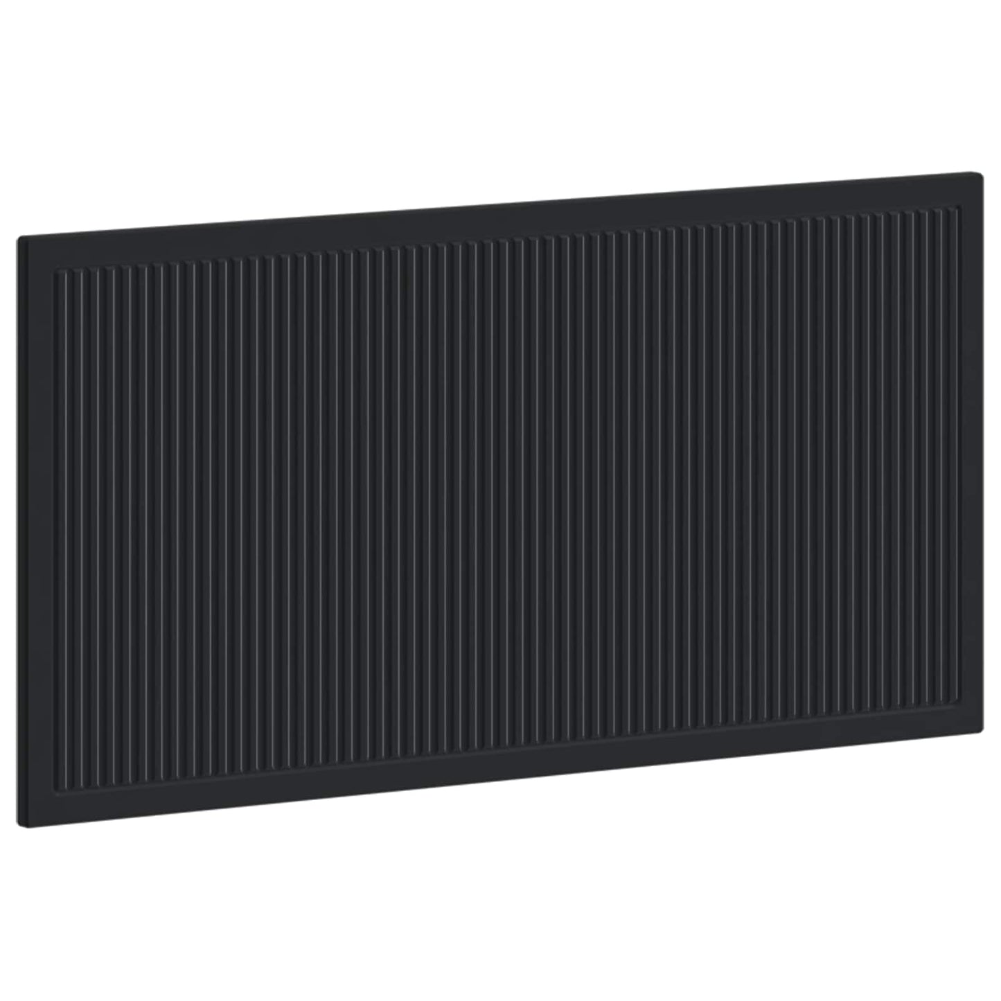 Wall-Mounted Headboard EDE Black Engineered Wood