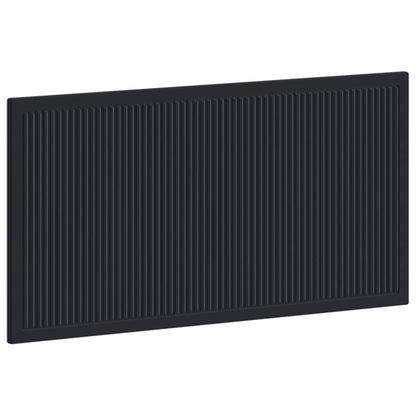 Wall-Mounted Headboard EDE Black Engineered Wood