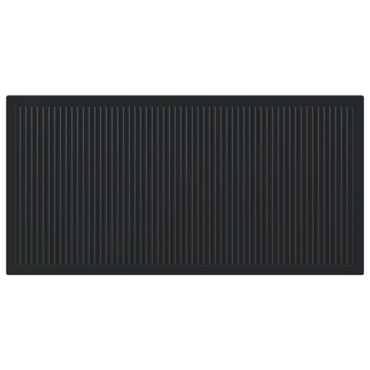 Wall-Mounted Headboard EDE Black Engineered Wood