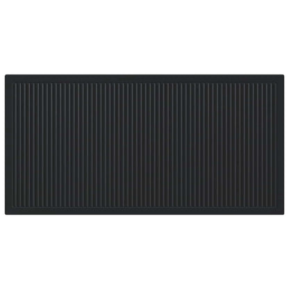Wall-Mounted Headboard EDE Black Engineered Wood