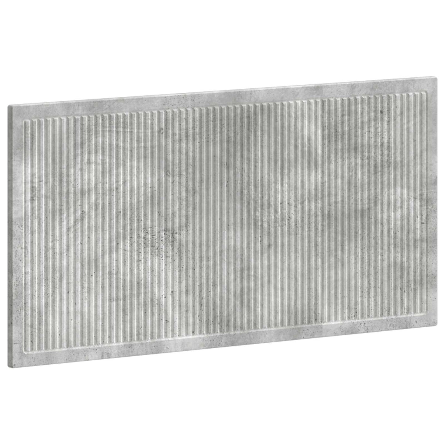 Wall-Mounted Headboard EDE Concrete Grey Engineered Wood