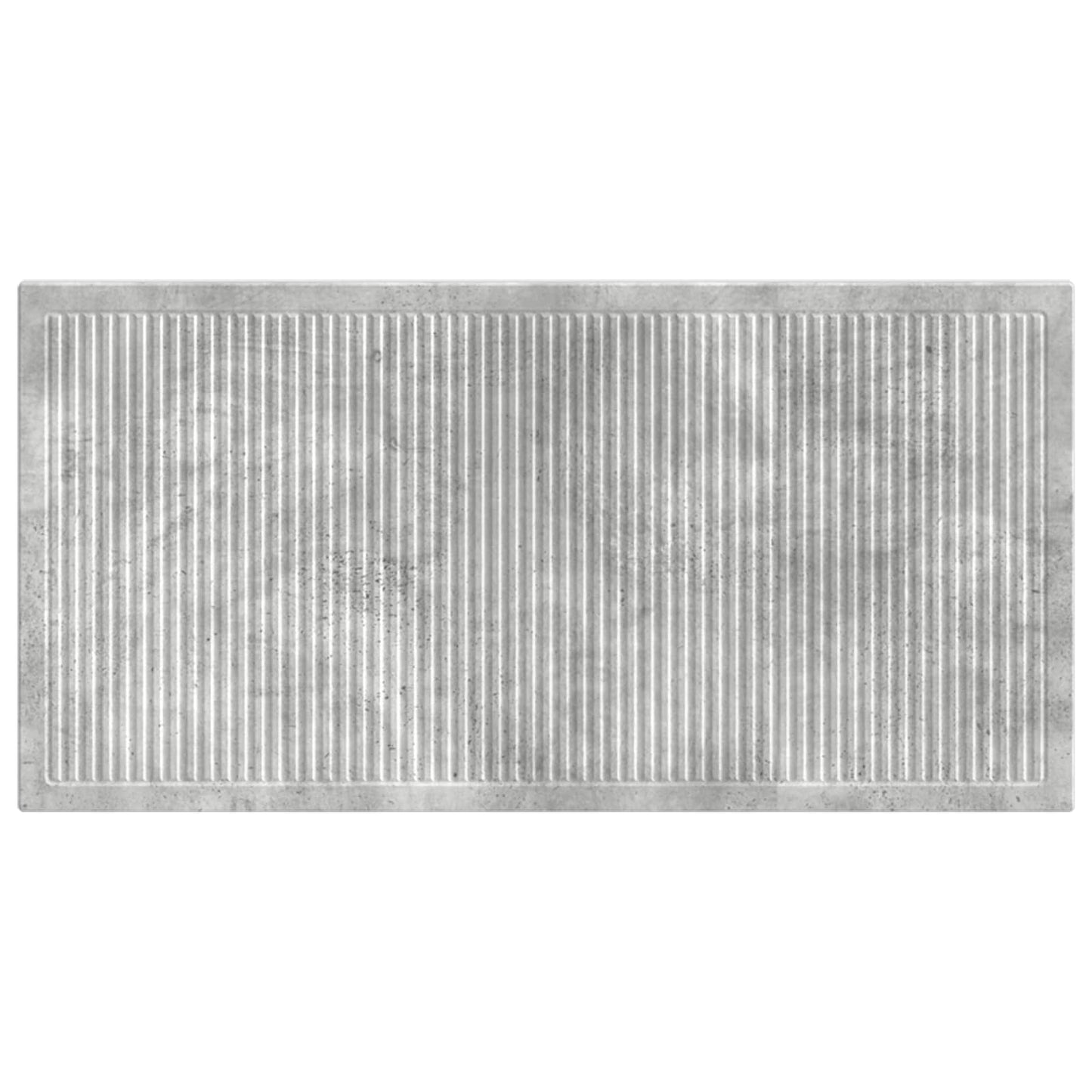 Wall-Mounted Headboard EDE Concrete Grey Engineered Wood